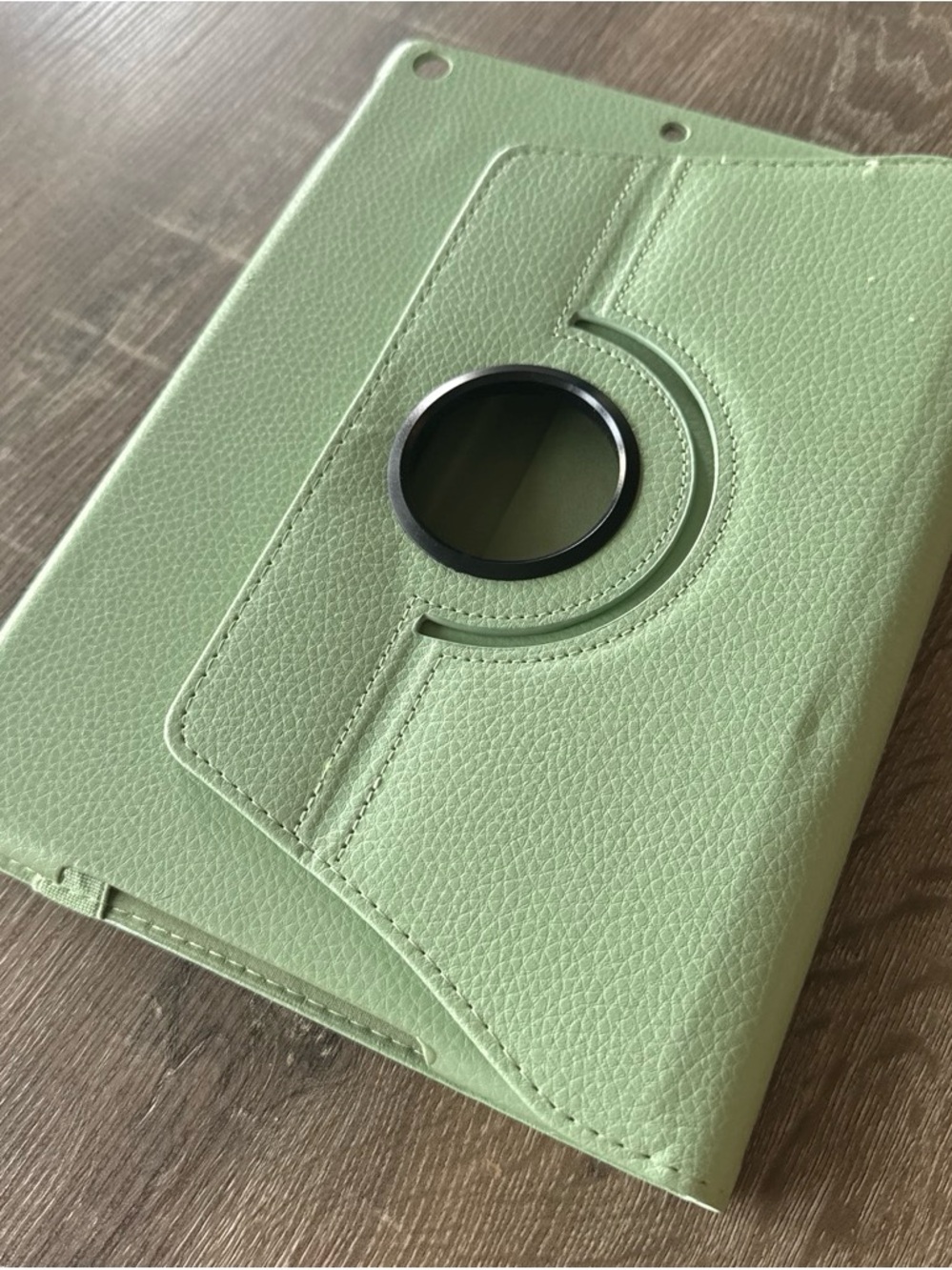 Rotating Light Green Tablet Case with Stand